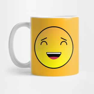 Happy (Eyes Closed) Emoji Mug